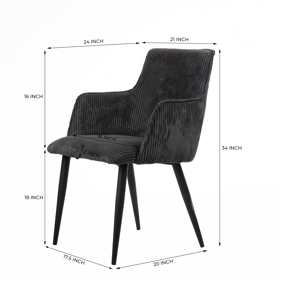 Serenity Shore Splendor Dining Chair - Grey