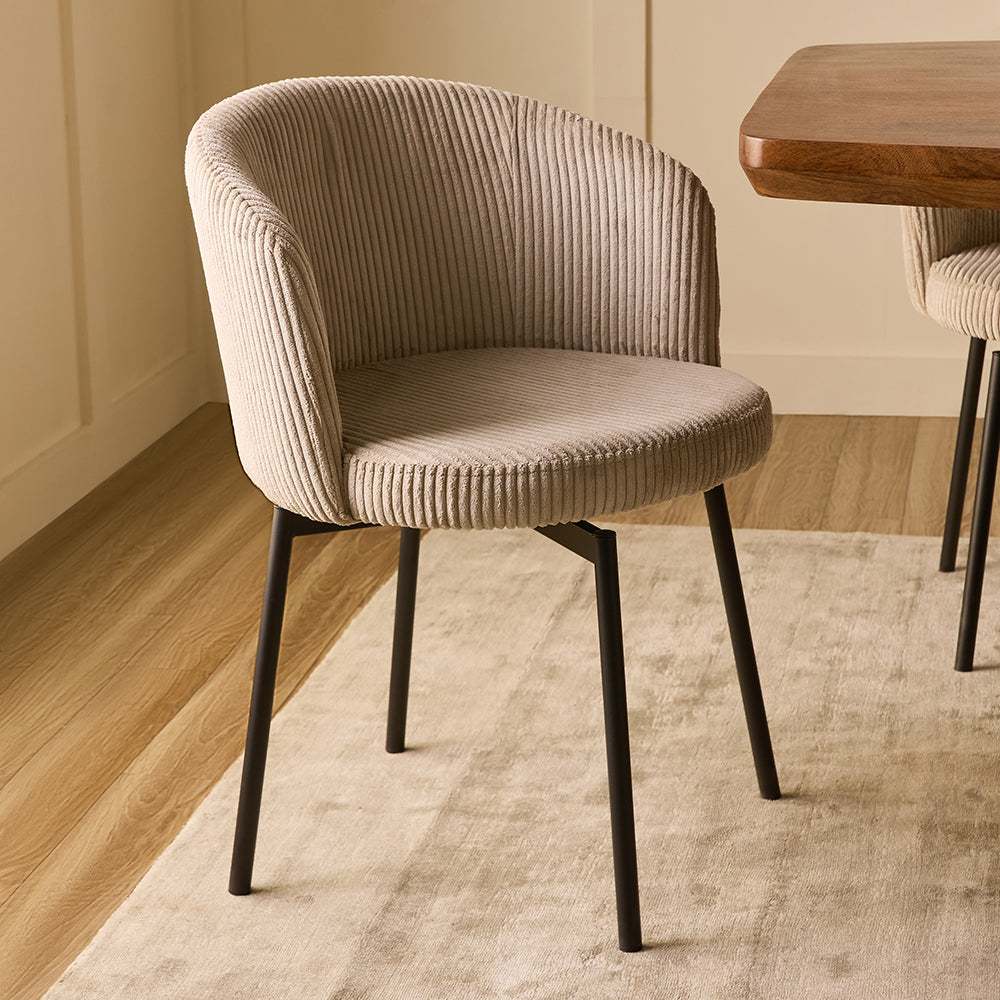 Vista Valley Vibrance Dining Chair - Beige White