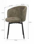 Vista Valley Vibrance Dining Chair - Sage Green