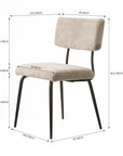 Yucca Yard Yield Dining Chair - Beige White