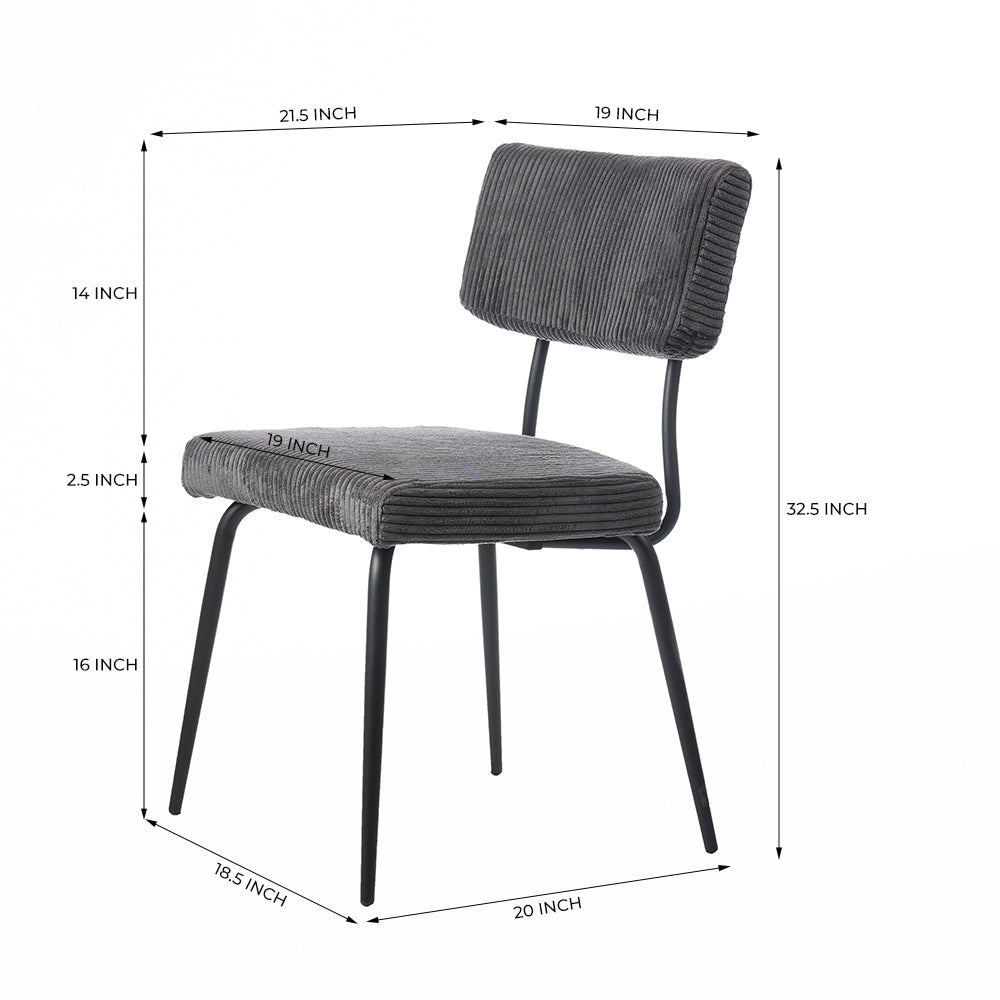 Yucca Yard Yield Dining Chair - Grey