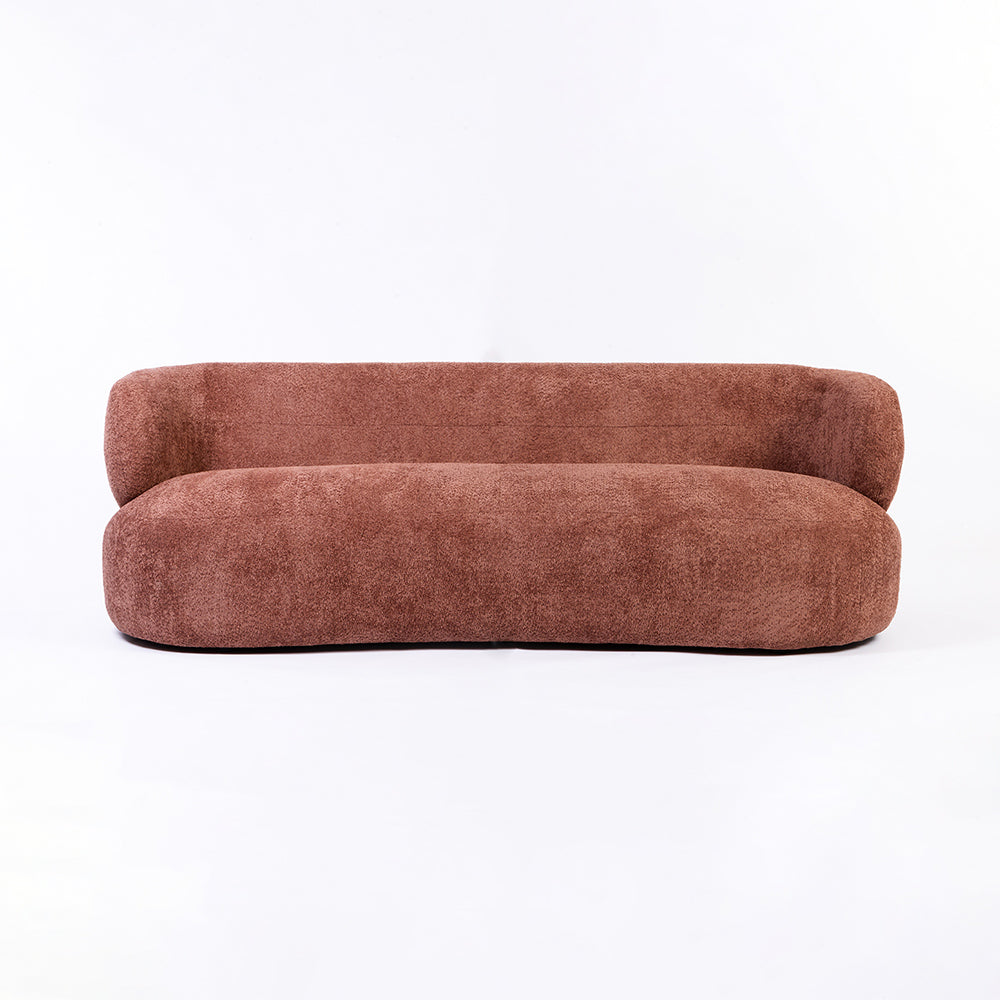 Cedar Crest Charm 3 Seater Sofa - Rose Brown