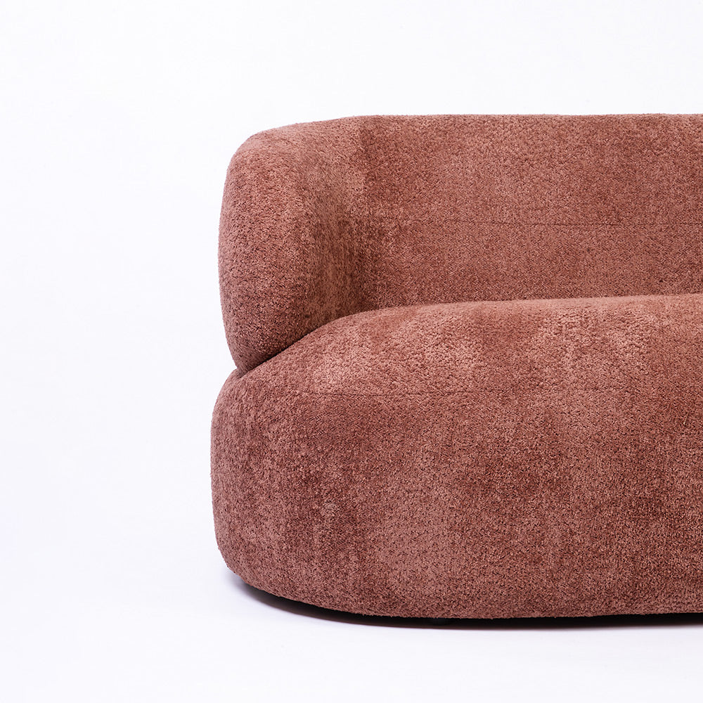 Cedar Crest Charm 3 Seater Sofa - Rose Brown