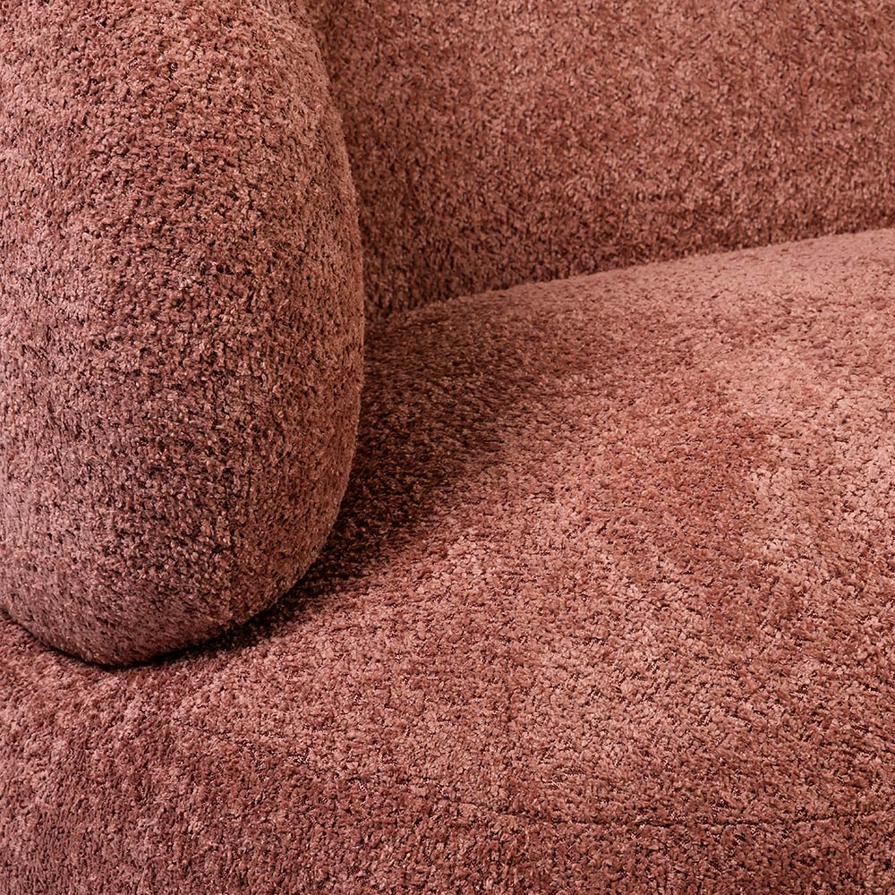 Cedar Crest Charm 3 Seater Sofa - Rose Brown