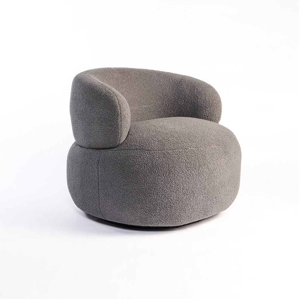 Marshmallow Dew Boucle Sofa - Grey