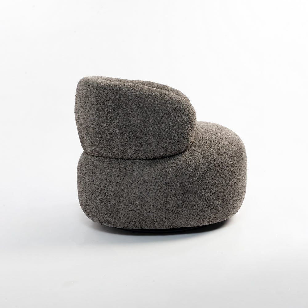 Marshmallow Dew Boucle Sofa - Dark Grey