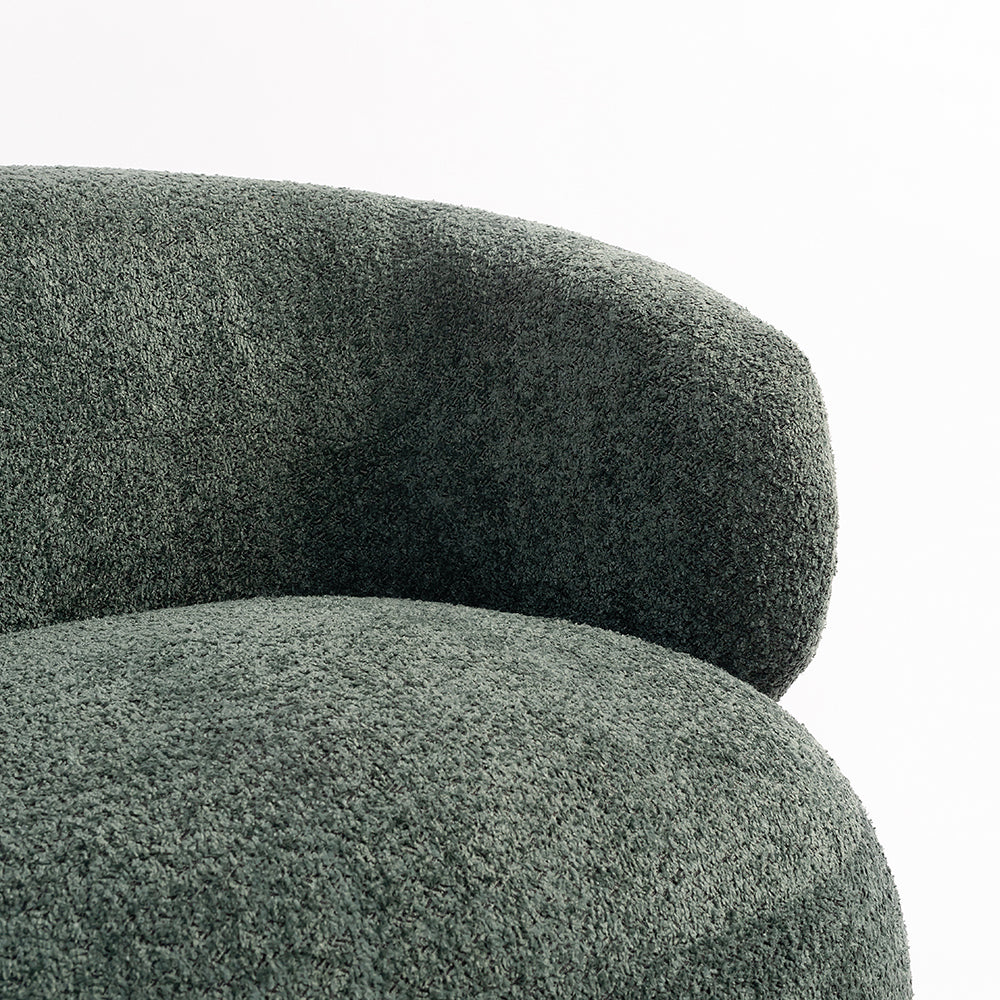 Marshmallow Dew Boucle Sofa - Green