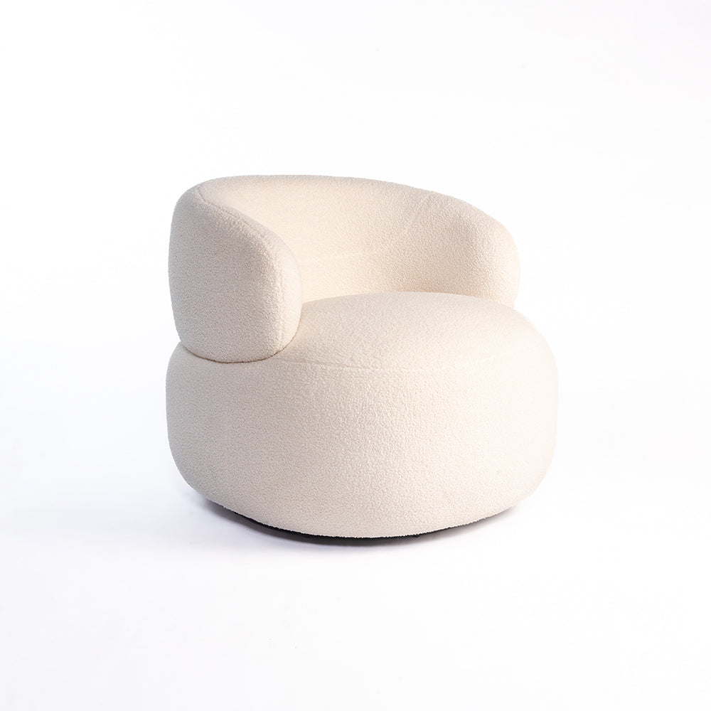 Marshmallow Dew Boucle Sofa - White