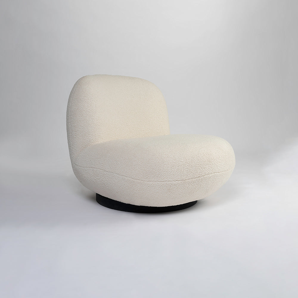 Eden End Swivel Sofa - White