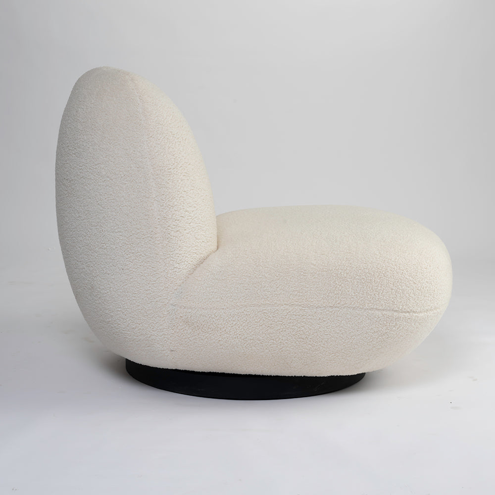 Eden End Swivel Sofa - White