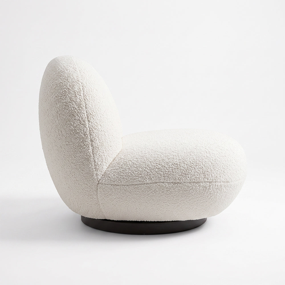 Eden End Swivel Sofa - White