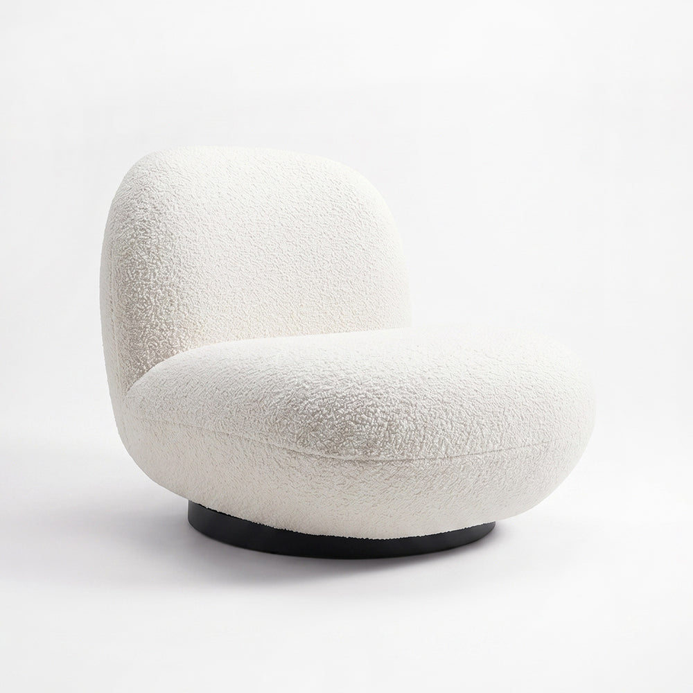 Eden End Swivel Sofa - White