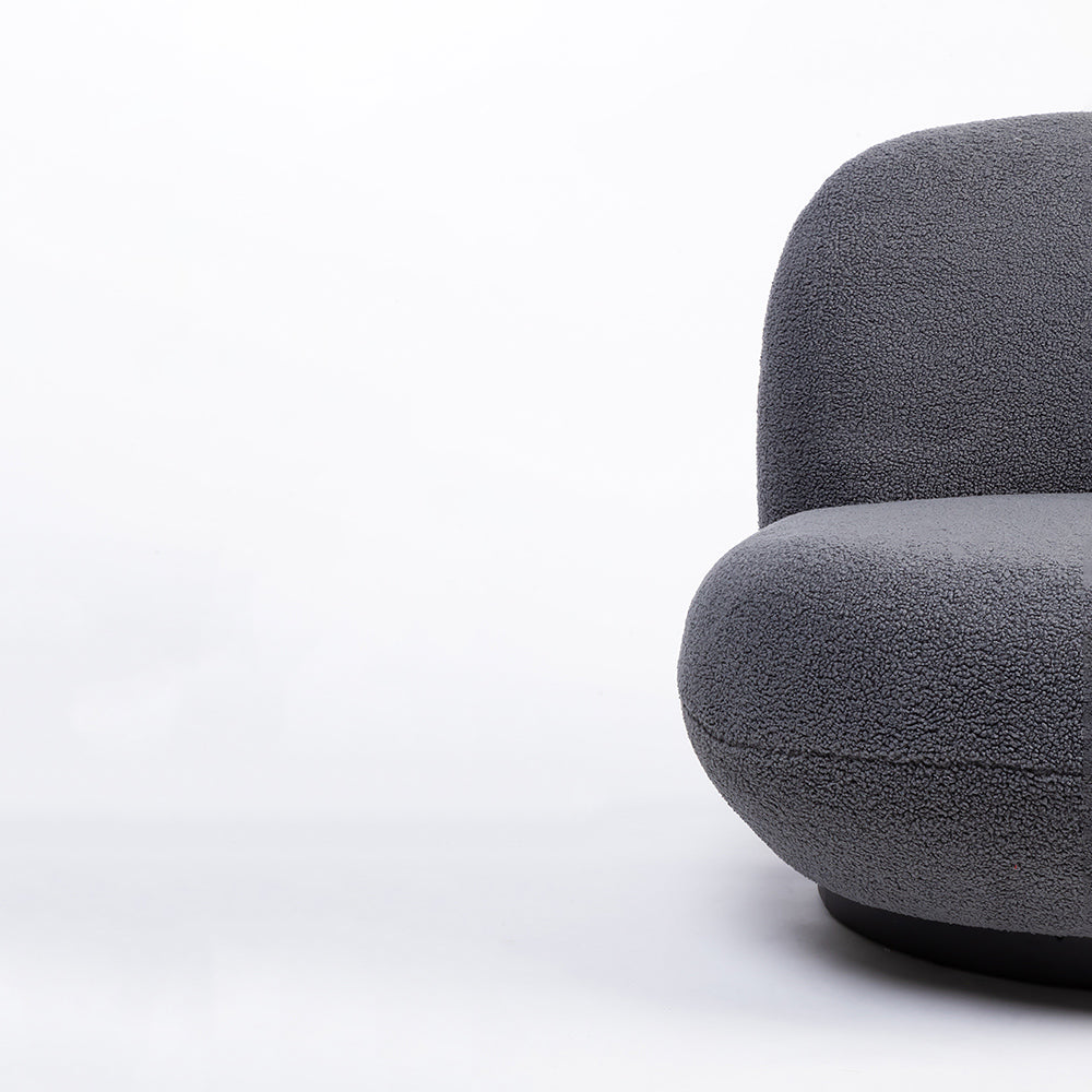 Eden End Swivel Sofa - Grey