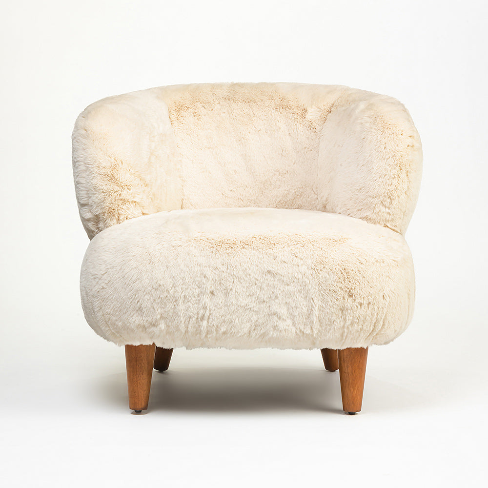 Cherry Creations Lounge Chair - Cream