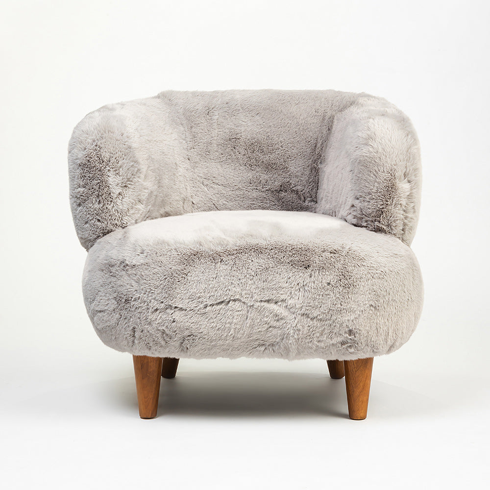 Cherry Creations Lounge Chair - Light Grey