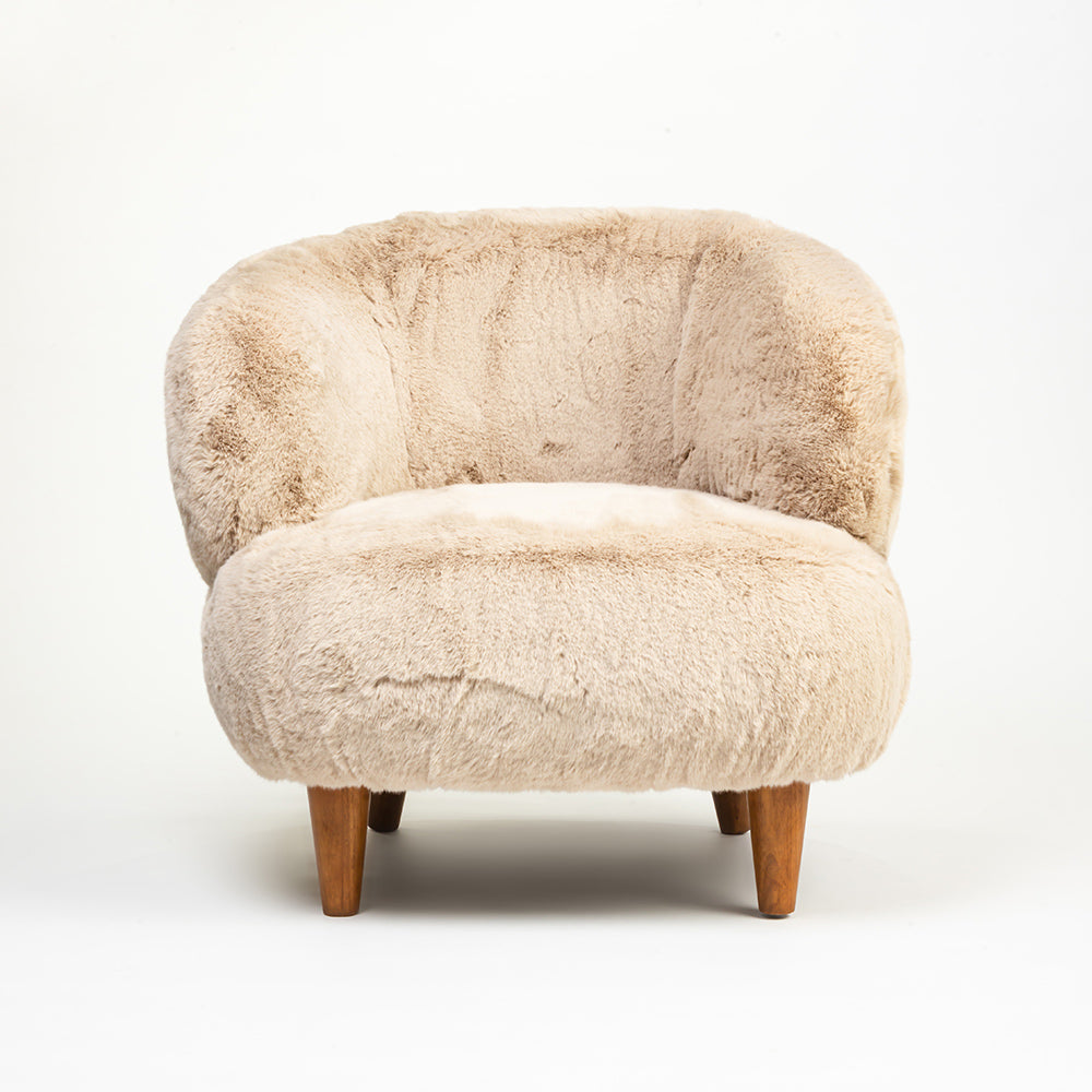 Cherry Creations Lounge Chair - Beige