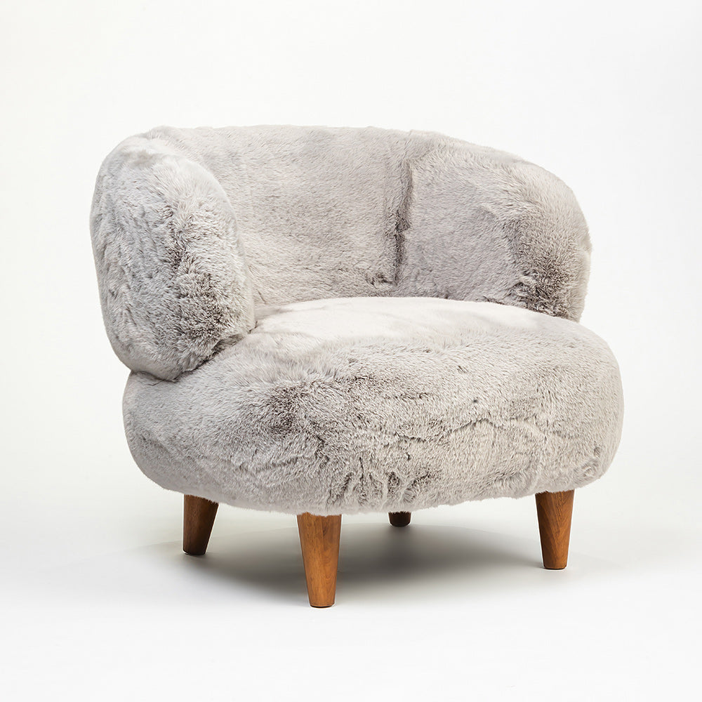 Cherry Creations Lounge Chair - Light Grey