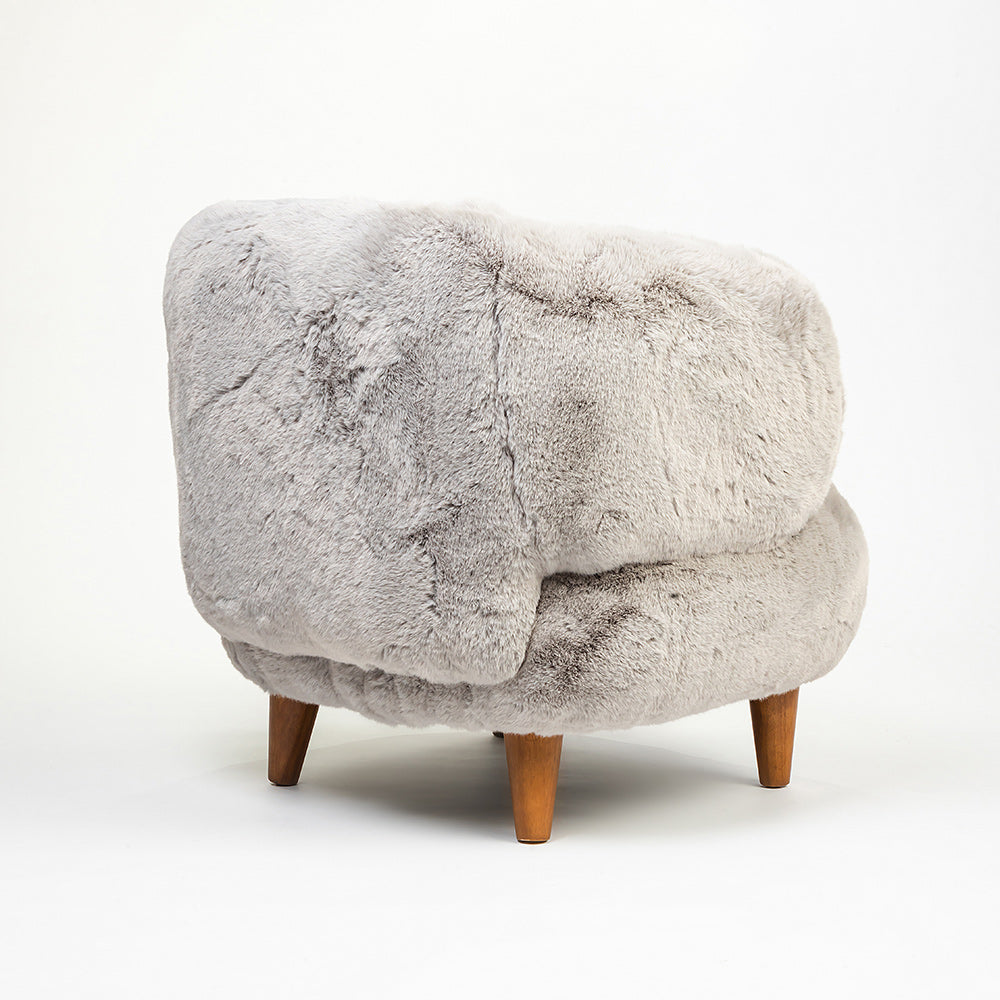 Cherry Creations Lounge Chair - Light Grey