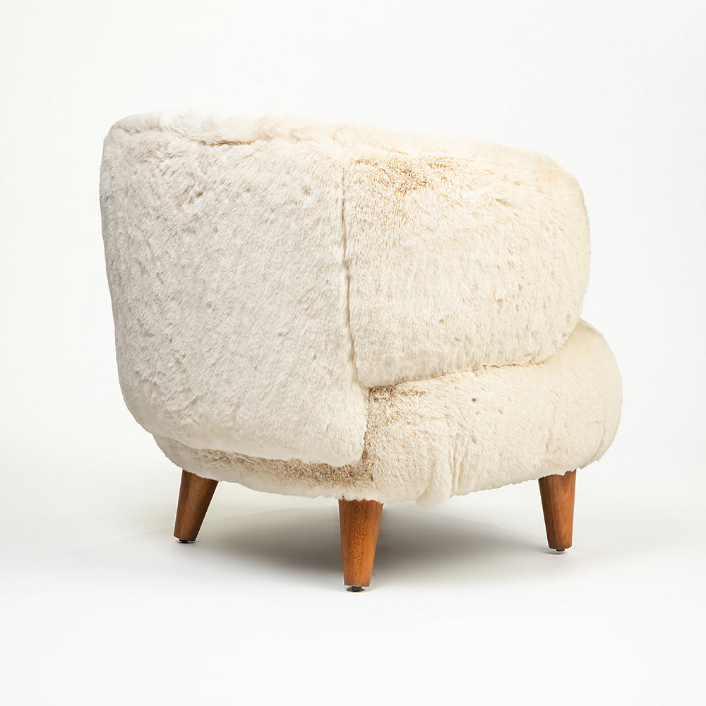Cherry Creations Lounge Chair - Cream