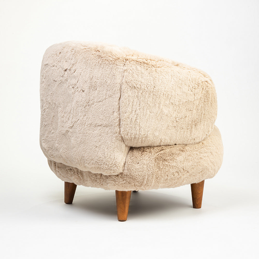 Cherry Creations Lounge Chair - Beige