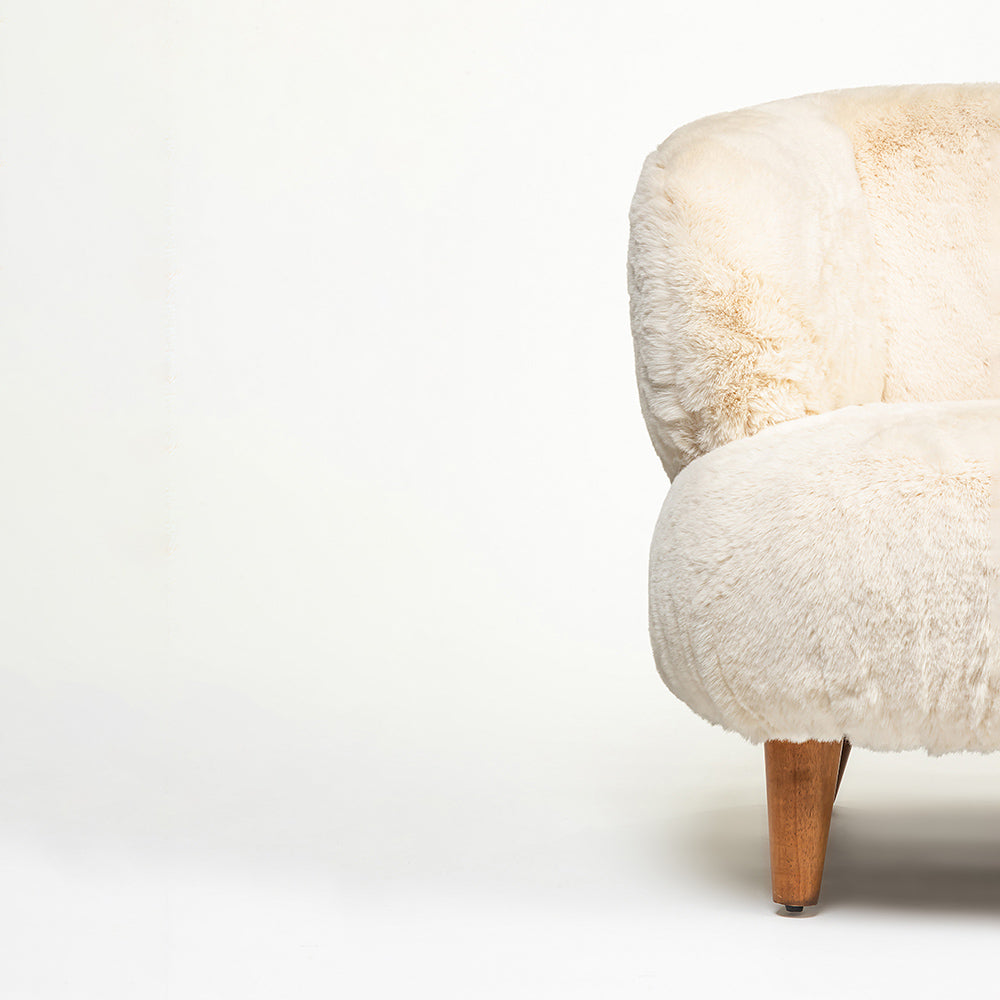 Cherry Creations Lounge Chair - Cream