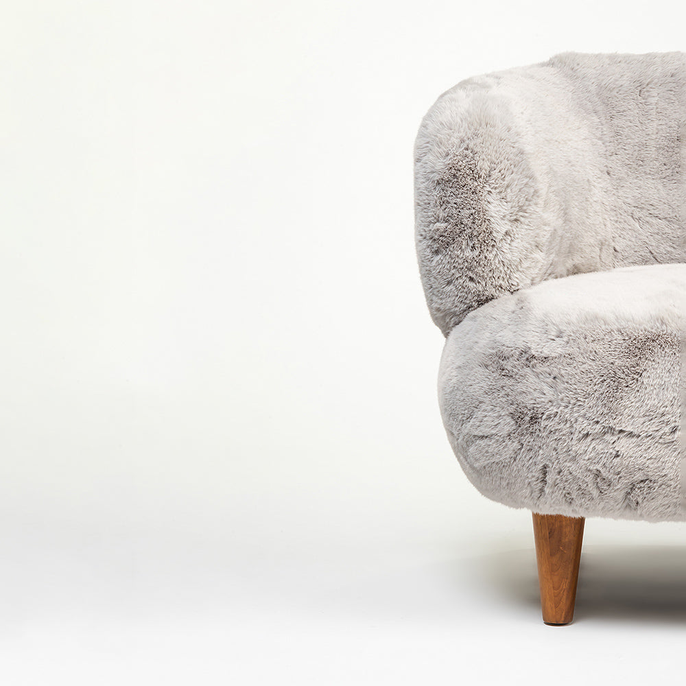 Cherry Creations Lounge Chair - Light Grey