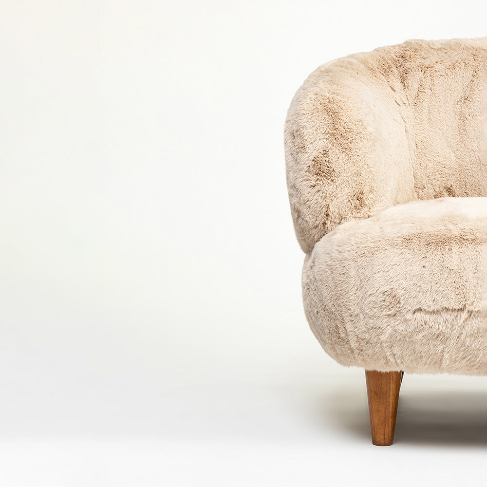 Cherry Creations Lounge Chair - Beige