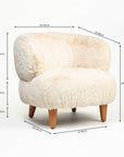 Cherry Creations Lounge Chair - Cream