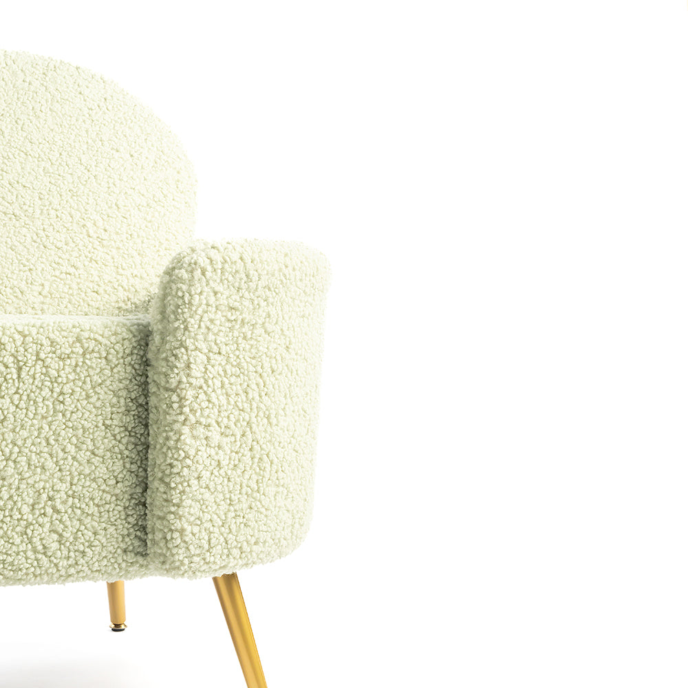 Alabaster Polyester Storage Bench With Steel Legs - Emerald Green