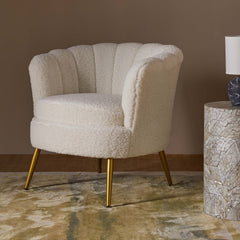 Alder Arbor Armchair - Ivory