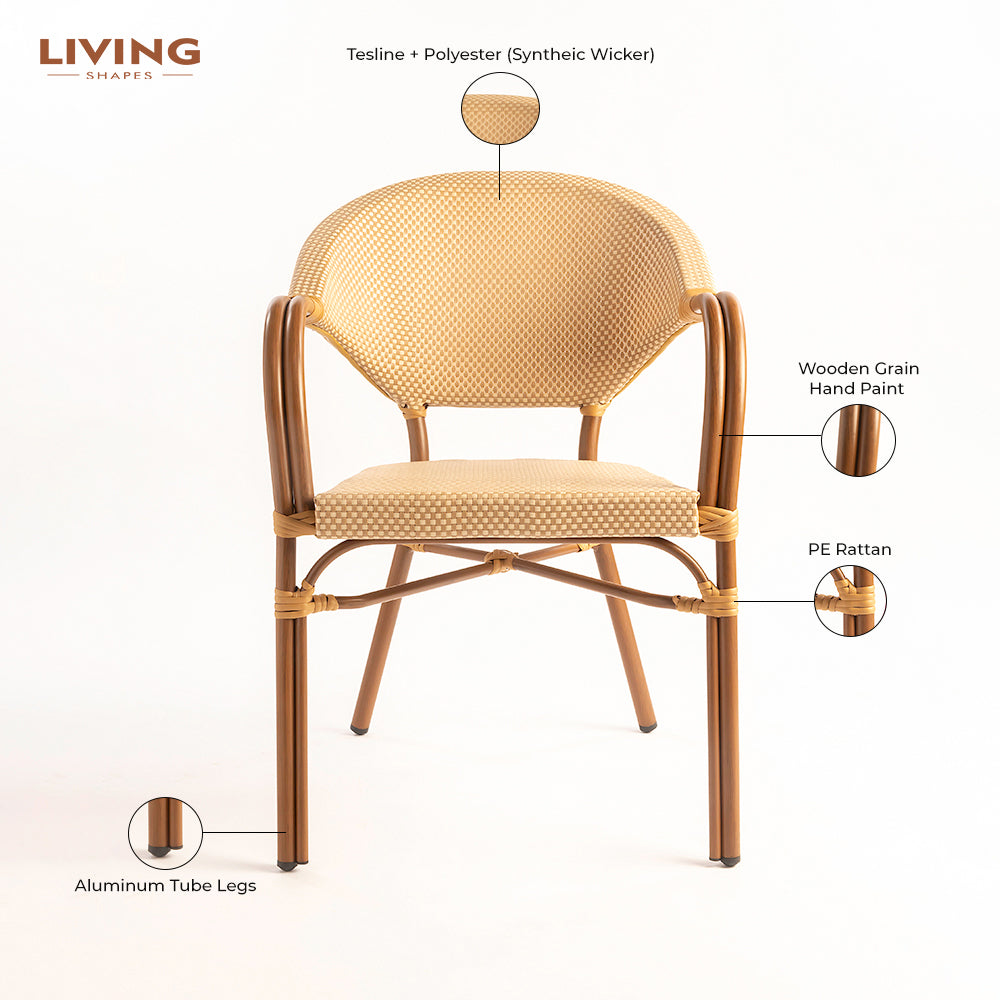 Luxe Aluminium Outdoor Chair