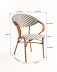 Willow Wisp Outdoor Chair - Dark Walnut