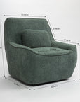 Anders Artisanal Chair - Dark Green