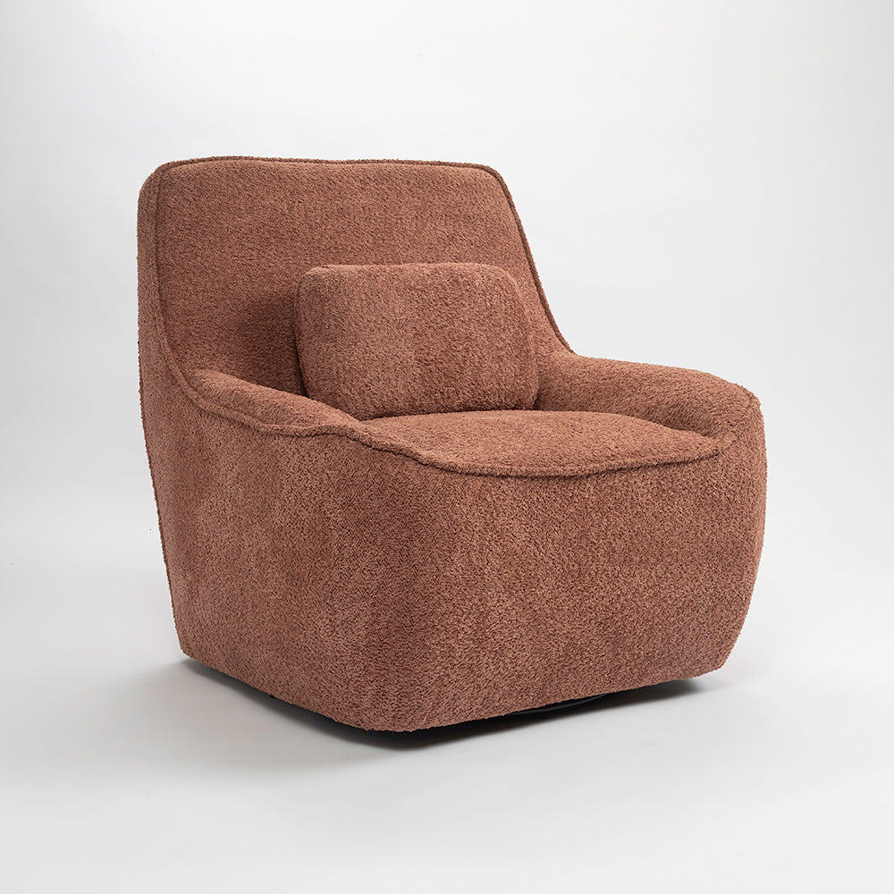 Anders Artisanal Chair - Dusty Rose Brown