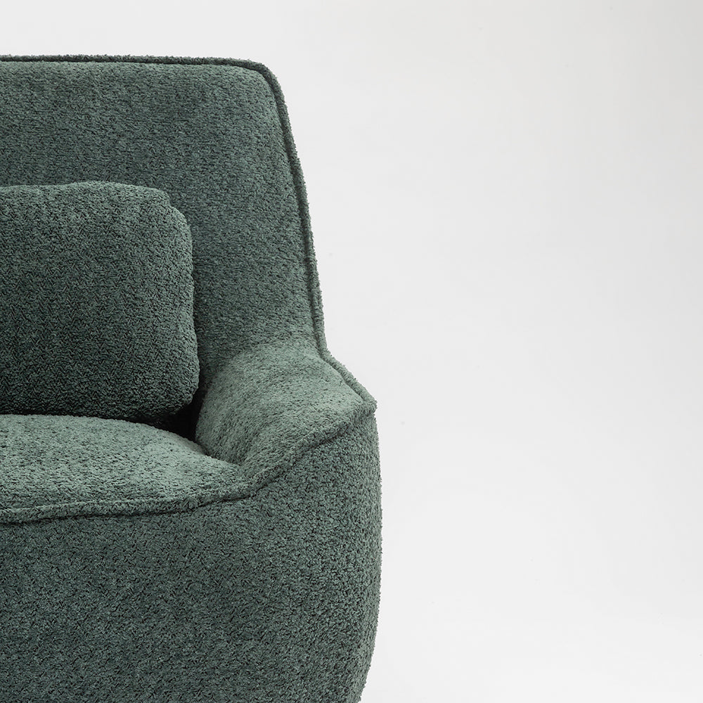 Anders Artisanal Chair - Dark Green