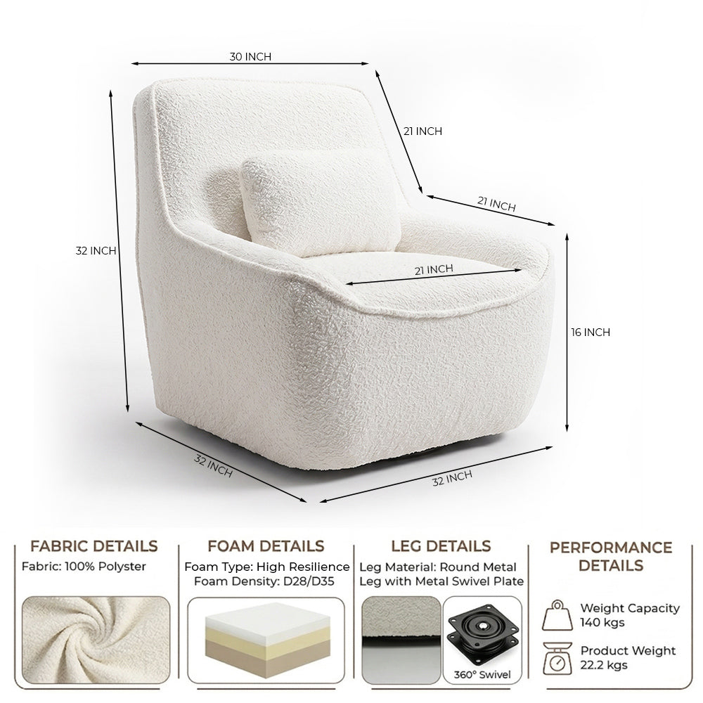 Anders Artisanal Chair - White
