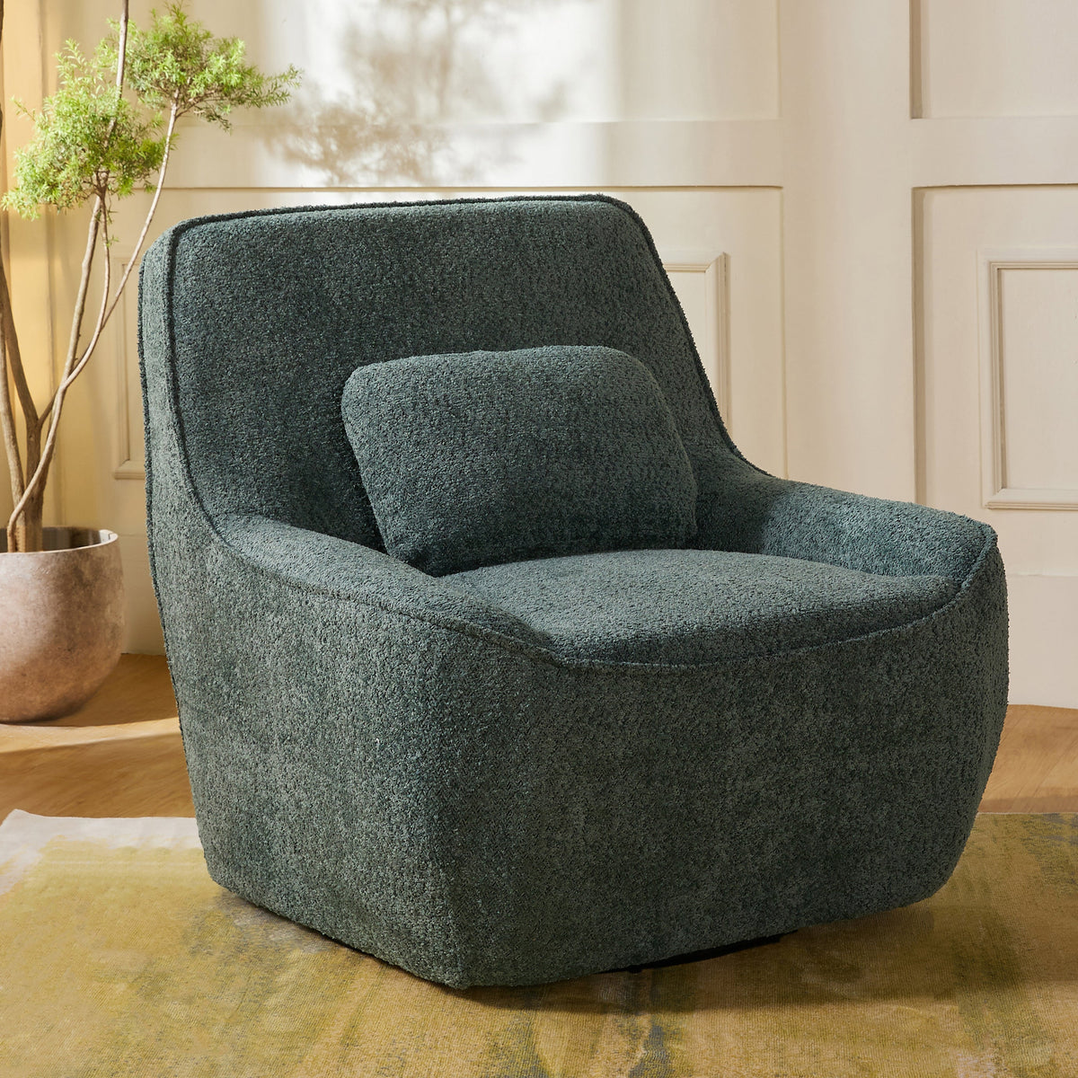 Anders Artisanal Chair - Dark Green