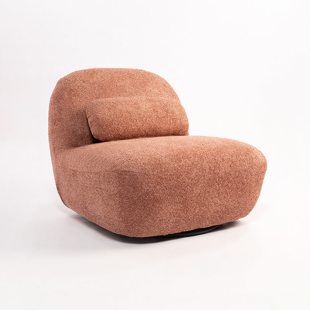 Adrienne Bell Chair - Dusty Rose Brown