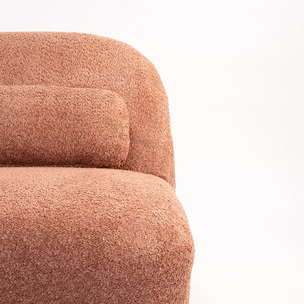 Adrienne Bell Chair - Dusty Rose Brown