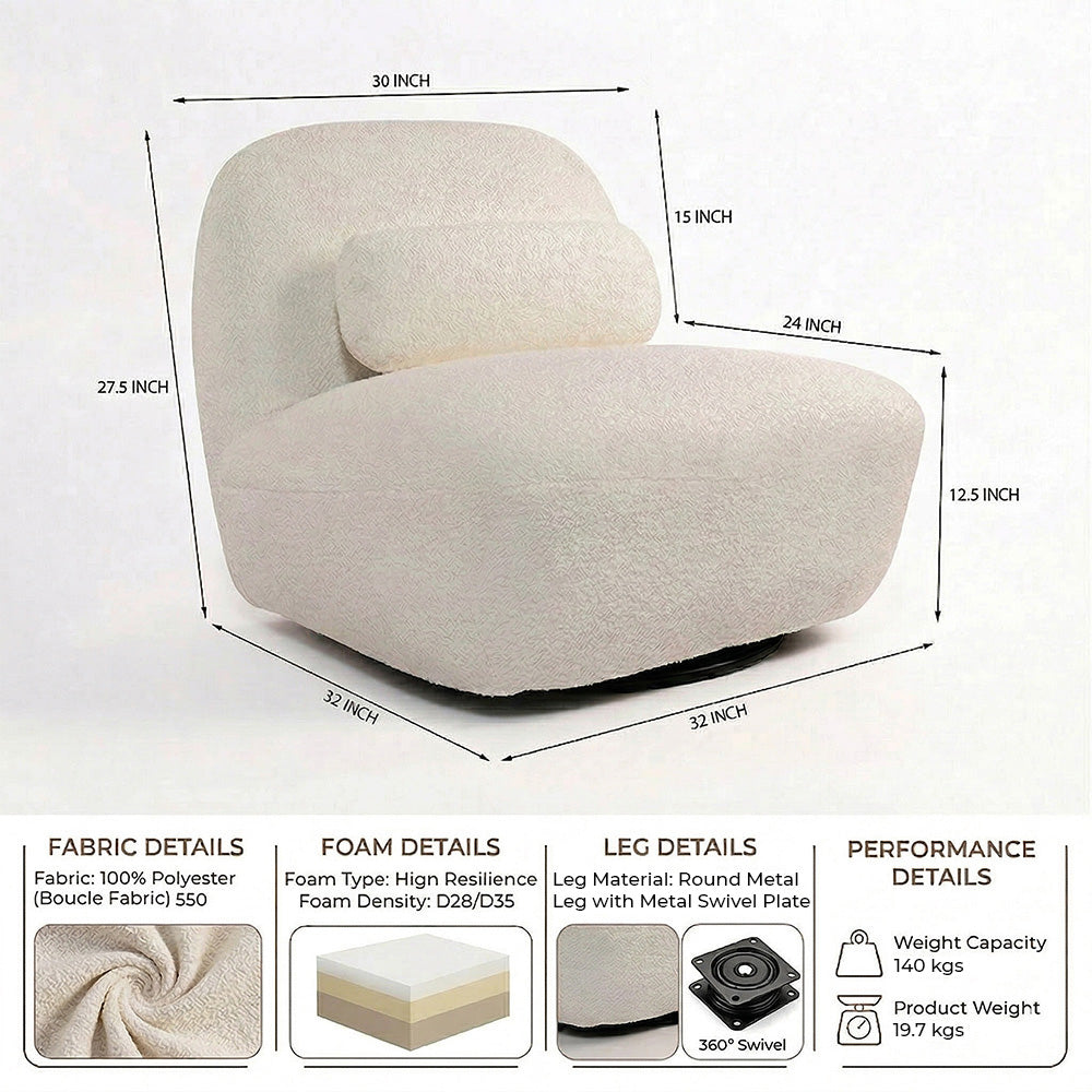 Adrienne Bell Chair - White