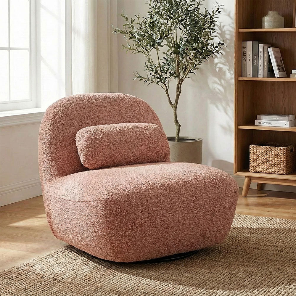 Adrienne Bell Chair - Dusty Rose Brown