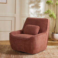 Anders Artisanal Chair - Dusty Rose Brown