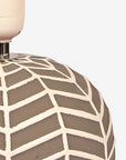 Orion Ceramic Fabric Shade Table Lamp