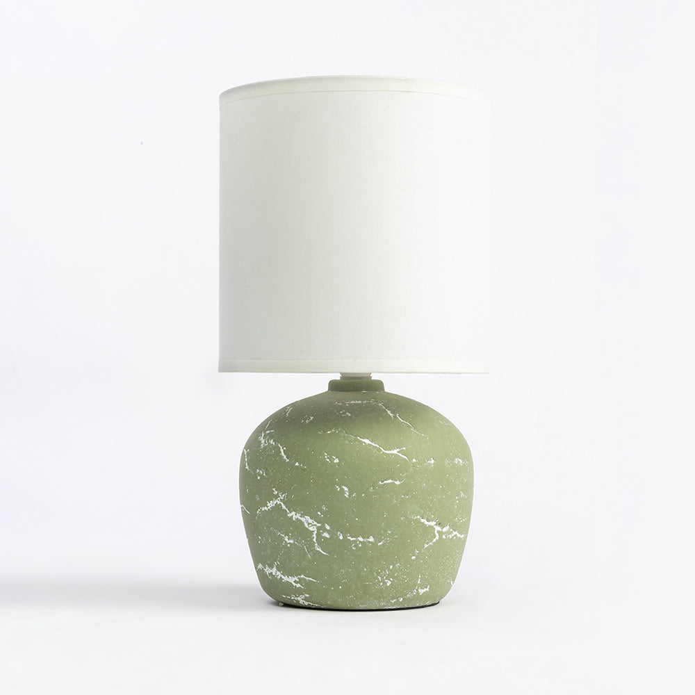 Amara Antique Aura Table Lamp - Green