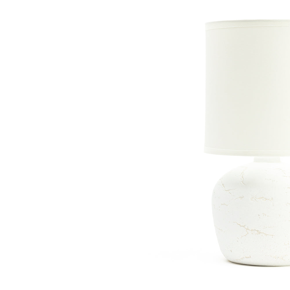 Amara Antique Aura Table Lamp - White