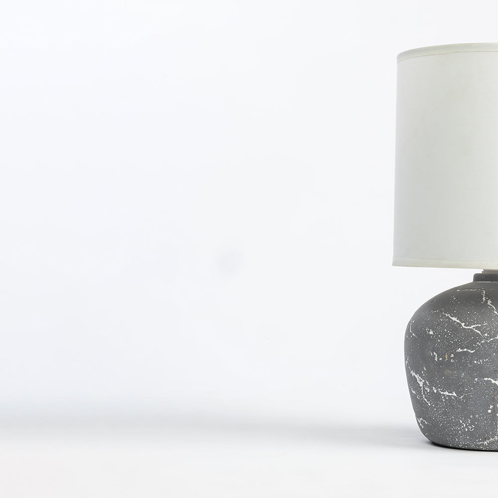 Amara Antique Aura Table Lamp - Grey
