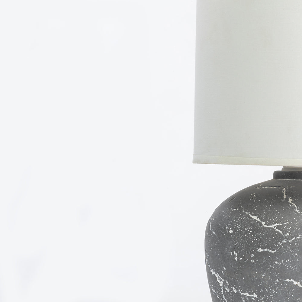 Amara Antique Aura Table Lamp - Grey