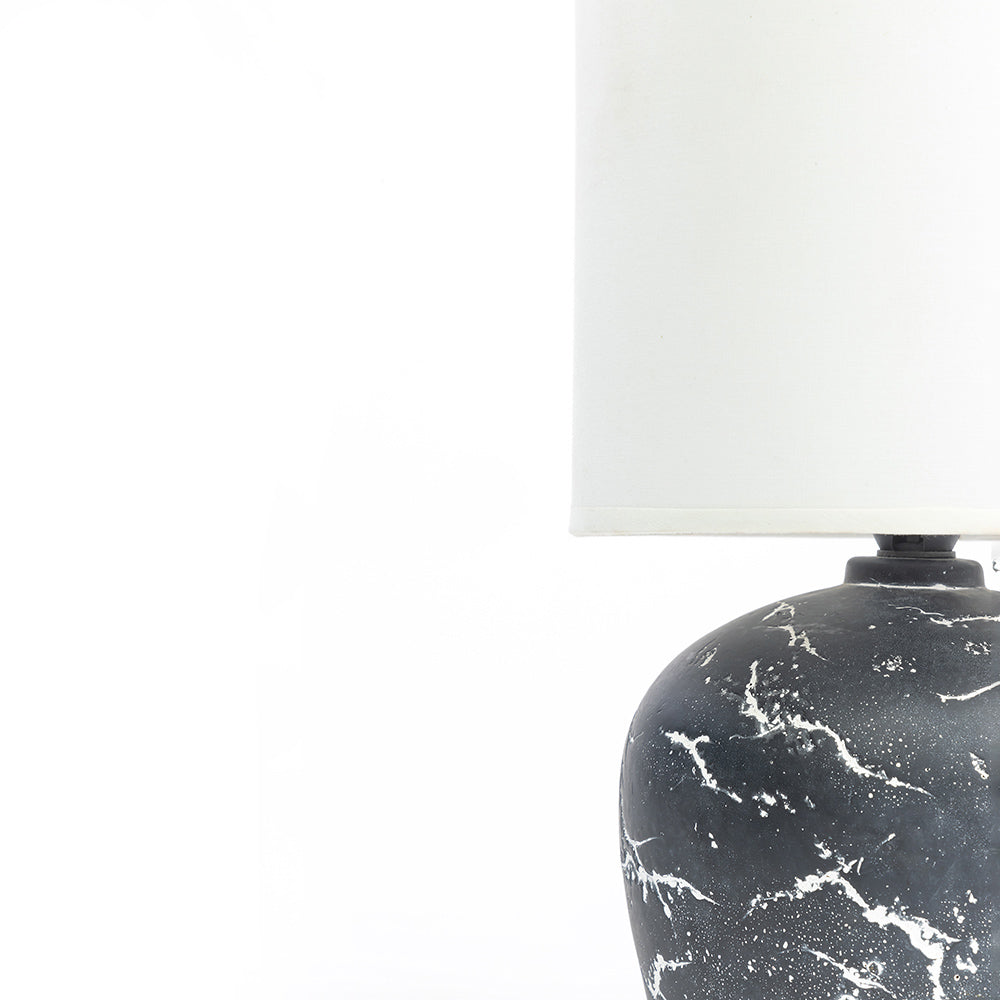 Amara Antique Aura Table Lamp - Black
