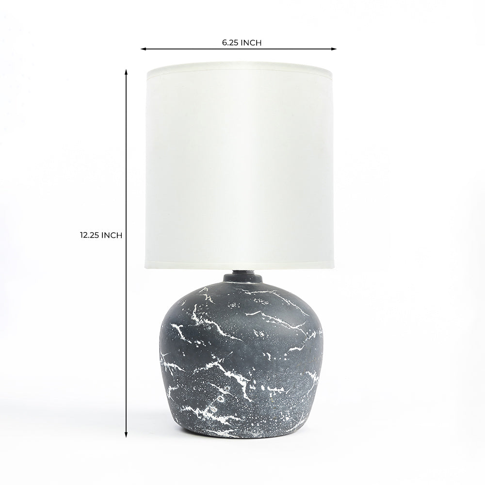 Amara Antique Aura Table Lamp - Black