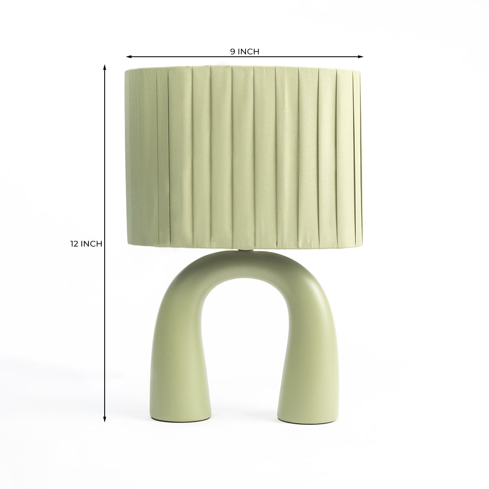 Dusk Dazzle Table Lamp - Shallot Green